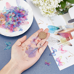 DIY-Sets zum Herstellen von Ohrhängern aus Stoff&nbsp;DIY-AR0001-61