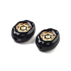 Perline acrilico placcato&nbsp;OACR-Q084-06B