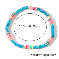 Bracelets en perles de coquillages naturels craquelés pour femmes&nbsp;PD2665-1