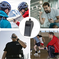 Sifflets d'extérieur pour sports en plastique abs&nbsp;NJEW-CN0001-09E