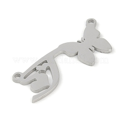 Pendentifs en acier inoxydable 304 anti-ternissement&nbsp;STAS-L279-002P-T