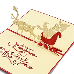 Biglietto di auguri pop-up in carta 3D&nbsp;AJEW-P124-A03