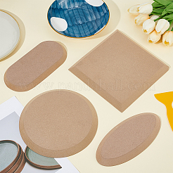 4 pieza de herramientas de cerámica de madera MDF de 4 estilos&nbsp;DIY-OC0014-66