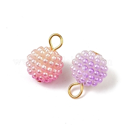 Pendentifs en résine opaque de couleur dégradée&nbsp;RESI-D016-01