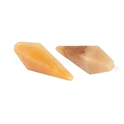 Pendentifs de jade topaze naturelle&nbsp;G-N362-22E