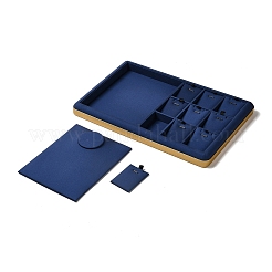 Supports de plateau d'affichage de collier de pendentif en cuir d'unité centrale de 10 fente&nbsp;VBOX-C003-10B