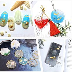 Cabochon in lega a tema oceano&nbsp;MRMJ-OC0001-33G