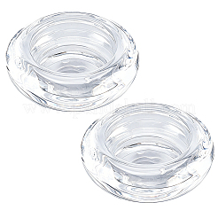 2 pieza de vasos de vidrio para velas&nbsp;AJEW-SC0004-47B