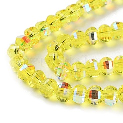 Trasparenti perle di vetro placca fili&nbsp;GLAA-Q099-C01-05