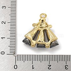 Colgantes de vidrio de aleación de chapado en rack&nbsp;FIND-M033-09A-02