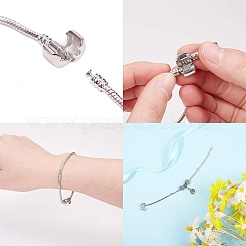 Messing europäischen Stil Armbänder Schmuck machen&nbsp;KK-SC0001-12P