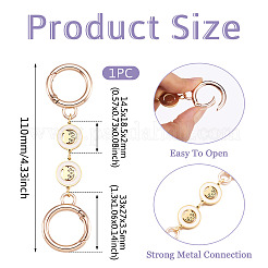 Cadenas de extensión para bolsas de acero inoxidable esmaltado 304&nbsp;AJEW-TAC00018