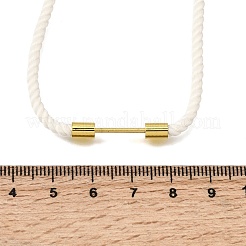Fabrication de colliers en cordon Milan en nylon rond de 3 mm&nbsp;NJEW-H091-01G-30