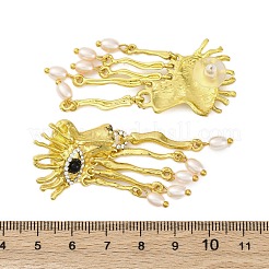 Orecchini pendenti in lega&nbsp;EJEW-M075-07G