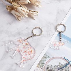 DIY-Schlüsselanhänger-Bastelsets mit Tiermotiven&nbsp;DIY-OC0001-52