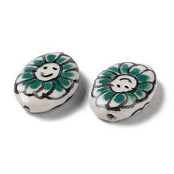 Perles en porcelaine manuelles&nbsp;PORC-G011-04G