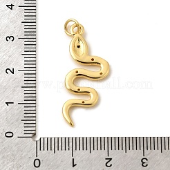 Messing Mikro ebnen Zirkonia Anhänger&nbsp;ZIRC-L098-012G