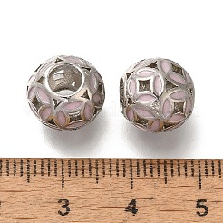 Gestell Legierung Emaille europäischen Perlen&nbsp;PALLOY-P307-05P