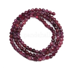 Natürlichen Turmalin Perlen Stränge&nbsp;G-F789-03-3mm