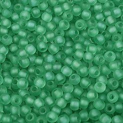Perles de rocaille en verre transparent dépoli fgb&nbsp;SEED-N013-02A-09