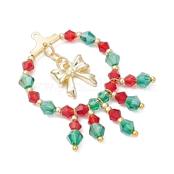 Pendentifs en perles de verre faits main sur le thème de Noël&nbsp;PALLOY-MZ00795-02
