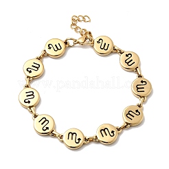 12 bracelet à maillons en acier inoxydable 304 Constellations&nbsp;BJEW-I239-01G-03