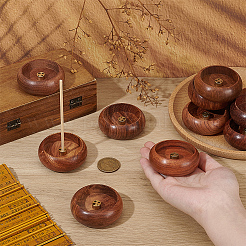 12 x Räuchergefäßhalter aus Holz.&nbsp;AJEW-WA0001-30