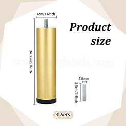 Tischbeinverlängerung aus Aluminiumlegierung&nbsp;DIY-WH0899-825A