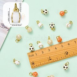 Ciondoli smaltati in ottone 5 pz&nbsp;KK-SZ0002-73C