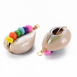 Anhänger aus Kauri-Muscheln&nbsp;SHEL-S276-140