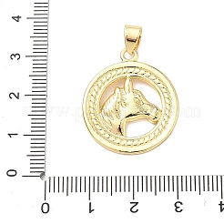 Pendente in ottone&nbsp;KK-H539-19G-G