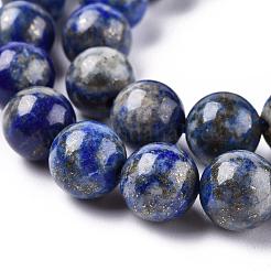 Lapis lazuli naturali fili di perle rotonde&nbsp;X-G-E262-01-10mm