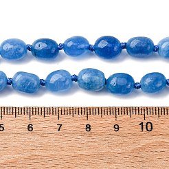 Natürlich gefärbte malaysische Jade-Trommelstein-Nuggets&nbsp;NJEW-F340-A06