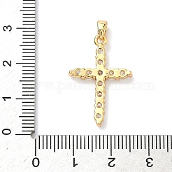 Messing Mikro ebnen Zirkonia Anhänger&nbsp;KK-A281-26C-G