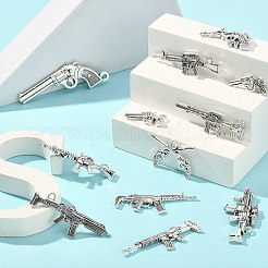 60 pz 12 stili pendenti in lega di stile tibetano&nbsp;TIBEP-CJ0001-97