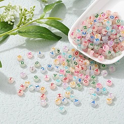 300pcs leuchtende Acrylperlen&nbsp;MACR-YW0001-40