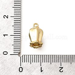 Ottone micro spianare pendenti zirconi&nbsp;LS-KK-Q035-15G-01