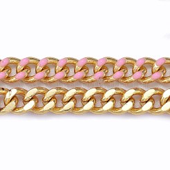 Catenelle in ottone bicolore fatte a mano&nbsp;CHC-I035-01G-03