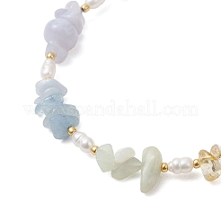 Braccialetti di perline con pietre preziose miste naturali per donna&nbsp;BJEW-JB13219-01