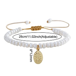 Pulseras religiosas de acero inoxidable 304 con dijes&nbsp;KN5080-4