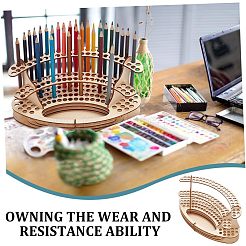 Abnehmbare Holzständer für Zeichenstifte&nbsp;DIY-WH0488-60