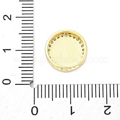 Messing Micro Pave klare kubische Zirkonoxid-Mehrstrangglieder&nbsp;KK-D325-04G