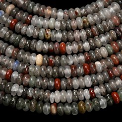 Natürliche afrikanische Heliotrop Perlen Stränge&nbsp;G-L635-A28-4x2mm