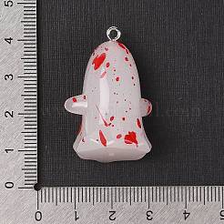 Leuchtende Anhänger aus Kunstharz mit Halloween-Motiv&nbsp;RESI-S06-01B