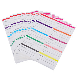 10 feuille d'autocollants en papier&nbsp;DIY-TADJ0001-18