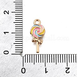 Ciondoli di smalto in lega zinco&nbsp;FIND-U029-01G-13
