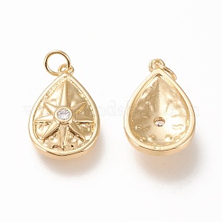 Pendentifs en laiton&nbsp;X-ZIRC-L098-029G