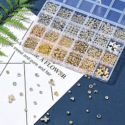 24 Stile CCB Kunststoff Abstandsperlen Set&nbsp;DIY-FS0007-15