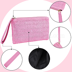 Borse da polso in paglia intrecciata&nbsp;ABAG-WH20005-69D