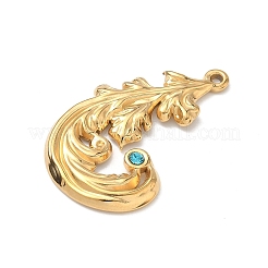 Pendentifs en strass en acier inoxydable 304&nbsp;STAS-L308-08G